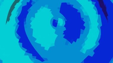 Yüzeyde üç boyutlu halka dalgaları. Tasarım. Renkli yüzeye odaklı doğal dalgalar. Yüzeyde dairesel dalgalar veya titreşimler yayılır