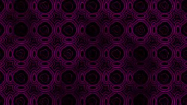 Kareler ve flaşlarla hipnotik desen. Tasarım. Kaleydoskopik deseni titreşimlerle tekrarlıyor. Kareler ve parlamalarla disko deseni