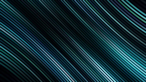 Coloridas líneas de neón intermitentes en muchas filas diagonales, que fluyen fondo digital rápido, bucle sin costuras. Moción. Rayos de luz paralelos que se mueven sin fin. — Foto de Stock