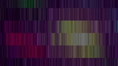 Hi Tech Stripes animasyonu kusursuz bir döngü hareketinde. Hareket. Neon gelecek hız çizgileri, rengarenk çizgiler.