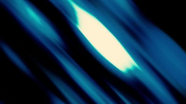 Blauer Hintergrund. Bewegung. Die blauen Strahlen schimmern und schimmern in verschiedenen Blautönen mit Licht — Stockvideo