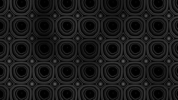 Kareler ve flaşlarla hipnotik desen. Tasarım. Kaleydoskopik deseni titreşimlerle tekrarlıyor. Kareler ve parlamalarla disko deseni