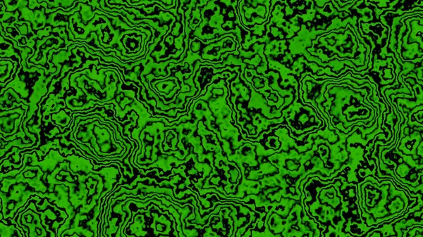 Liquid pattern of matrix. Design. Green background of glitch is approaching becoming pattern of liquid lines. Background of cybernetic liquid pattern of matrix — Stockfoto