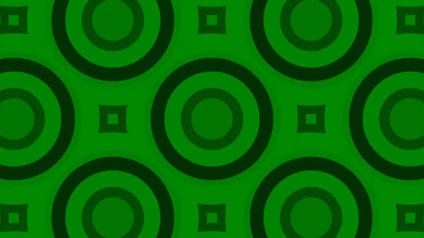 Background with moving pattern of circles and squares. Design. Moving ornament with repeating circles and squares. Animated background with colored geometric pattern — Foto Stock