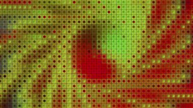 Parlak mozaik arka plan. Hareket. Bir tasarımcı olarak farklı detayların parıldadığı bir soyutlama..