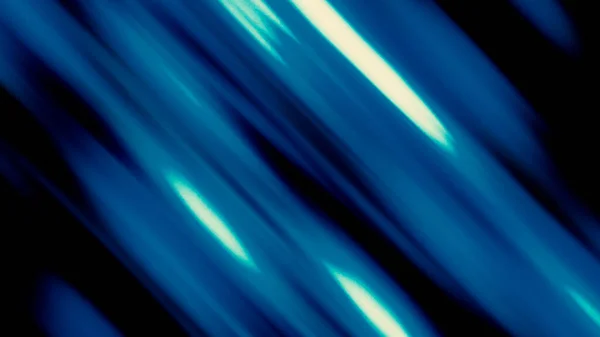 Blått ljus i abstraktion.Rörelse. Suddig mörkblå och ljusblå linjer skapa ett mönster och skimmer med visning av färg ljusstyrka. — Stockfoto