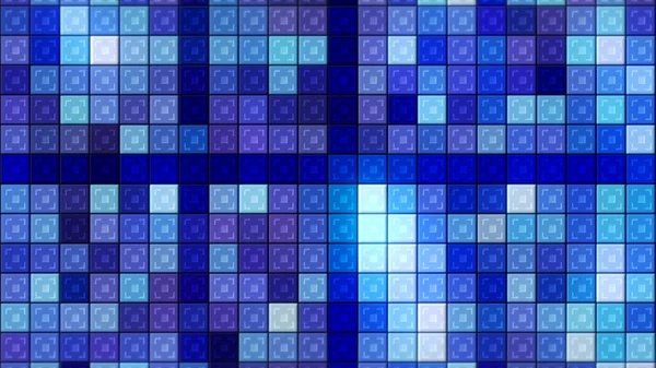 Pequeñas formas geométricas. Moción. Un fondo azul que brilla con diferentes tonos de azul y purpurina. —  Fotos de Stock