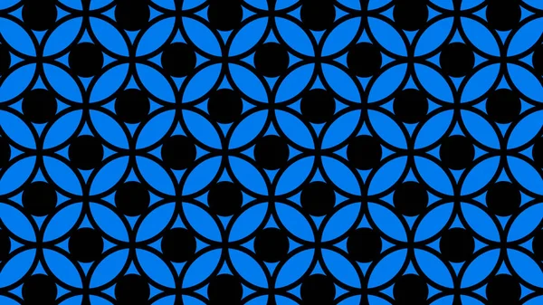 A háttér kék és zöld.Tervezés. Geometrikus formák oszcillálnak a fényes háttérben, és különböző mintákat. — Stock Fotó