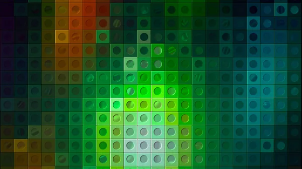 Groen en paars achtergrond.Beweging. Een constructeur die schittert met verschillende kleuren en één geheel vormt in abstractie. — Stockfoto
