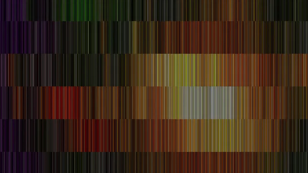 Grüner und sanfter oranger Hintergrund. Bewegung. Die Hintergrundlinien, von denen in der Abstraktion verschiedene Farben leuchten, schaffen Muster. — Stockfoto