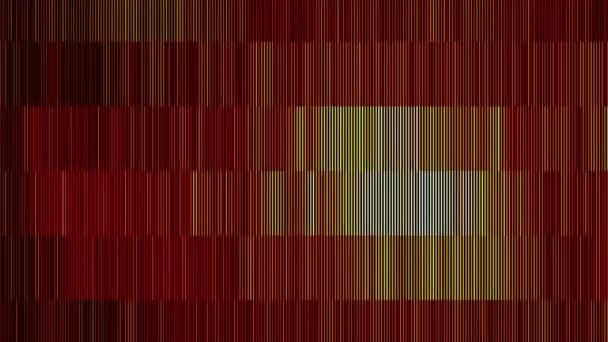 Fundo de animação com riles estreitos piscando vertical, loop sem costura. Moção. Linhas móveis coloridas. — Vídeo de Stock