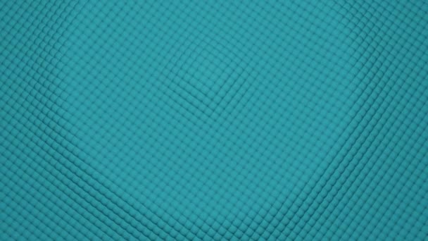 Blauer Hintergrund. Design. Ein blauer Hintergrund, der scheinbar kreisförmige Wellen erzeugt und in der Abstraktion oszilliert. — Stockvideo