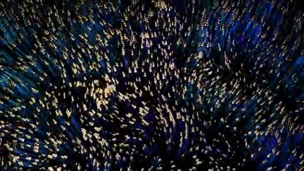 Blue Blue Lines Design Thin Lines Abstraction Create Drawing Oscillate — Stock Video