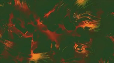 Turuncu ve beyaz arka plan. Hareket. Görüntülere yayılan parlak ayna lekeleri ve soyutlamalarla benekler oluşturuyorlar..