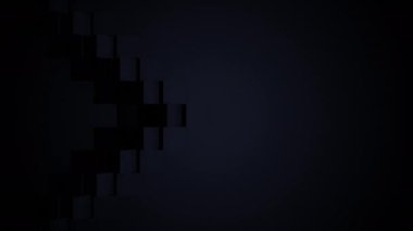 Siyah ve koyu yeşil arka plan. Belirli. Soyutlamada karanlık bir arkaplan duvar gibi karelere ayrılır ve sırayla değişir..