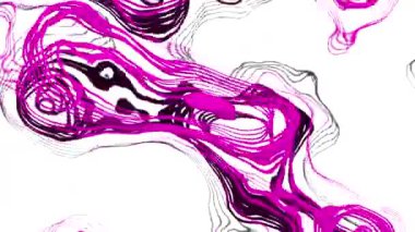 Beyaz arkaplan. Atanma. Soyutlamada yeşil ve pembe lekeler. .