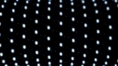 Parti ışıkları ya da dönen ve hareket eden lambalar. Tasarım. Dönen küçük spot ışıkları, pürüzsüz döngü.