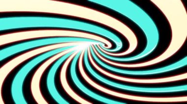 Renkli çizgilerin parlak arkaplanı. Hidrojen ve delik oluşturan ve sonuna kadar bükülen farklı çizgilerden oluşan parlak bir soyutlama..