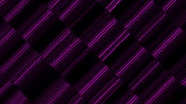 Mor arkaplan. Hareket. Animasyondaki parlak menekşe çizgilerinin siyah ile değişebileceği koyu bir arkaplan. .