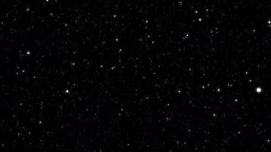 Yıldızlar arasında zaman ve uzayda soyut uçuş. Hareket. Uzayda nefes kesen 3 boyutlu yıldızlar..