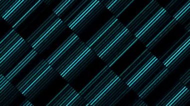 Çizgili neon hatları hareket ediyor. Hareket. Çapraz çizgiler ve hareket eden neon çizgileri. Neon çizgileri ve çizgilerle geçmişe dönük animasyon