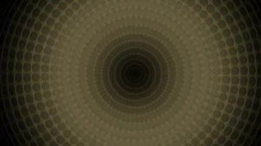 Dönen ve hareket eden halkalar. Tasarım. Hareket eden halka desenli koyu nokta. Karanlık hipnotik desen hareket ediyor.