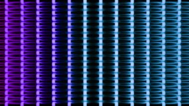 Koyu arkaplan. Tasarım. Parlak renk, mordan maviye soyutlanarak yavaşça hareket eder. .