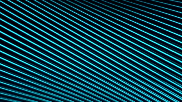 Arrière-plan bleu et gris. Un fond lumineux créé à partir de fines bandes qui se déplacent dans l'animation. — Video