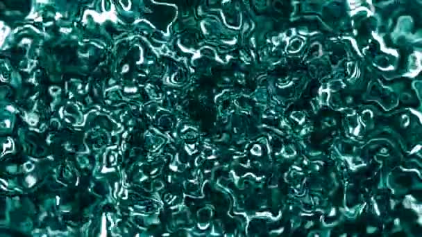 現実的なループ3D抽象溶融およびモーフィングテクスチャーされた虹彩性液体金属. ムーブメント。 カラフルなリッピング金属テクスチャ. — ストック動画