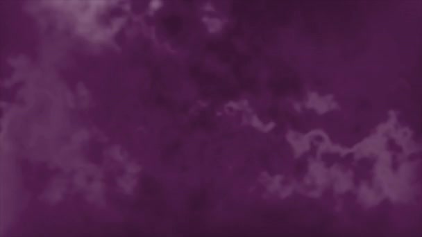 Fond violet et rouge.Motion.Animation dans laquelle des nuages brillants scintillent et scintillent. — Video