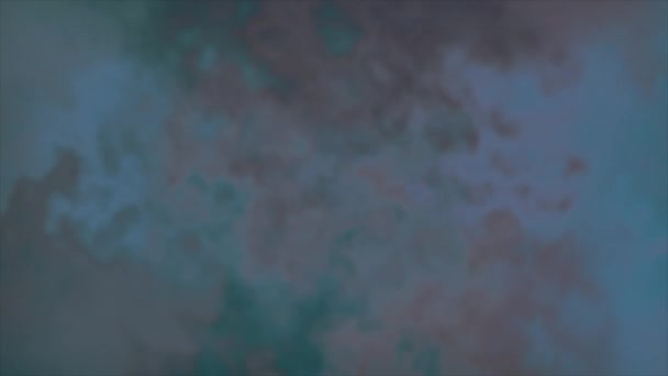 Heller Hintergrund.Bewegung.Heller mehrfarbiger Rauch in Animation, der in verschiedenen Farben schimmert und zu fliegen scheint. — Stockvideo