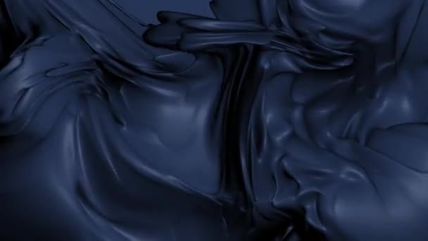 Manchas Azules Brillantes Motion Large Manchas Azules Masivas Abstracción Que — Vídeo de stock