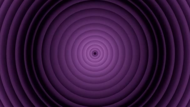 移动中央环的动态动画 快速移动的催眠环 运动和脉动圆心的背景 — 图库视频影像