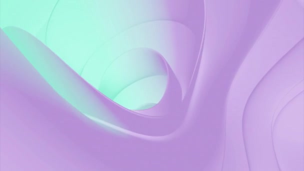 Luminoso Tunnel Viola Design Soft Rosa Animazione Che Muove Filmati — Video Stock