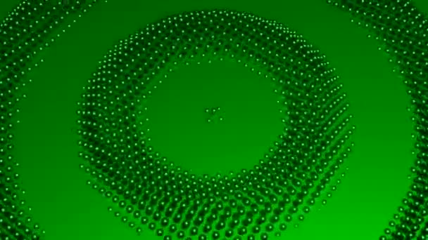 Pulserende Golfcirkels Het Oppervlak Ontwerp Pulserende Gecentraliseerde Cirkels Computeroppervlak Golfringen — Stockvideo