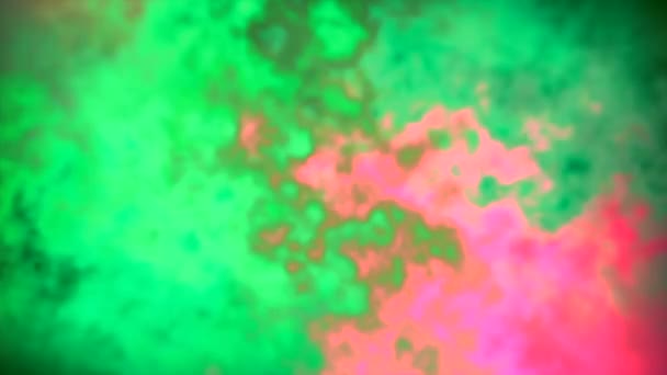 Parıldayan Renkli Sis Akıntısı Hareket Yanıp Sönen Işıkları Olan Renkli — Stok video