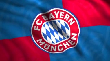  Profesyonel Alman Futbol Kulübü Bayern Münih. Hareket. FC Bayern Münih logosu. Sadece yazı işleri için. 