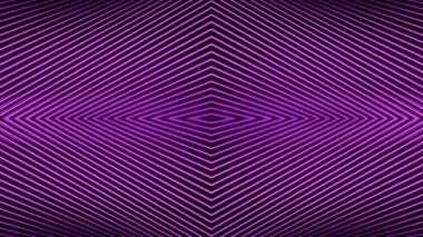 Çizgilerin hipnotik arka planı. Hareket. Hareket eden çizgili ayna bozulması. Ayna hipnotik animasyonunda birçok çizginin arkaplanı. 