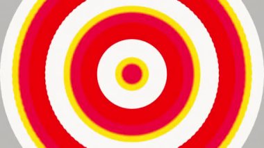 Parlak yanardöner daireler. Hareket. Farklı boyutlarda çok renkli daireler. Canlandırmada farklı parlak renklerde parlıyorlar. Yüksek kalite 4k görüntü