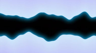 Mavi ve kırmızı arka plan. Görev. Parıldayan ve daraltan animasyonda parlak bir leke. Yüksek kalite 4k görüntü