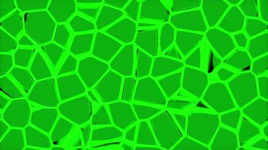 Mozaik arka plan ve hareketli ayna kareleri. Tasarım. Güzel ayna hücreleri yüzeyde hareket eder. Mozaik hareketli hücrelerin arkaplanı.