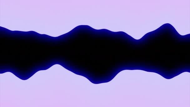 Luces Línea Led Brillantes Fondo Rosa Abstracto Mínimo Negro Diseño — Vídeos de Stock