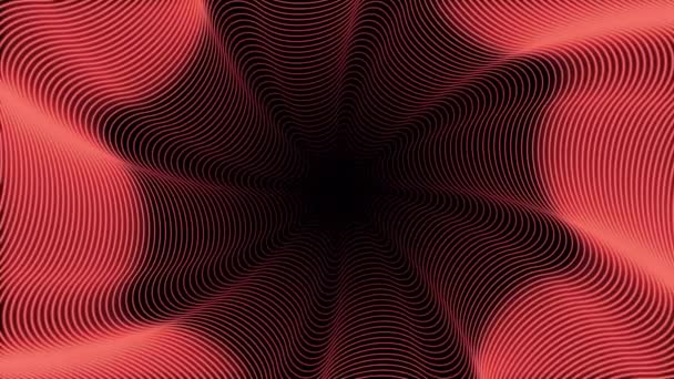 Helle Glasmalerei Design Dunkler Hypnotisierender Hintergrund Wie Einem Kaleidoskop Hochwertiges — Stockvideo