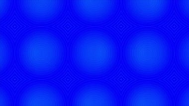 Titreşen daireleri olan hipnotik bir arka plan. Hareket. Renkli arka planda psikedelik daireler. Birçok halkalı hipnotik titreşimler.. 