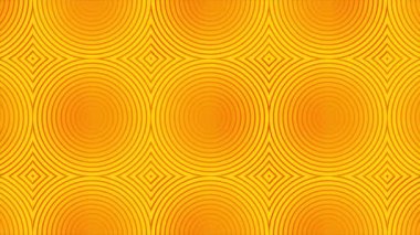 Titreşen daireleri olan hipnotik bir arka plan. Hareket. Renkli arka planda psikedelik daireler. Birçok halkalı hipnotik titreşimler.. 