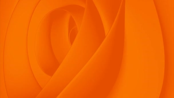 Abstrakte Orange Farbflecken Design Spiel Von Licht Und Schatten Gradient — Stockvideo