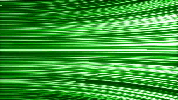 Fondo Verde Púrpura Movimiento Líneas Delgadas Luz Brillante Animación Que — Vídeos de Stock