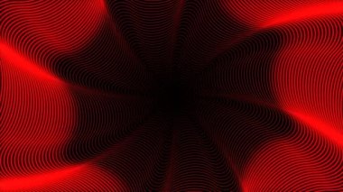 Geometrik desen birçok şeritle yanıp sönüyor. Tasarım. Hareketli çizgileri olan nabızlar. Hareket eden çizgileri ve keskin dalgalanmaları olan geometrik şekil.