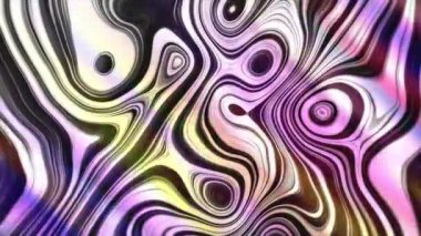 Renkli ışık parlamaları ve hareket eden lekelerin soyut renkli animasyonu. Hareket. Dönüşüm şekillerinin çok renkli sıvı dokusu