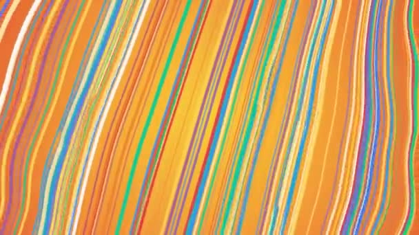 Líneas Multicolores Moviéndose Diferentes Direcciones Motion Líneas Delgadas Brillantes Animación — Vídeos de Stock